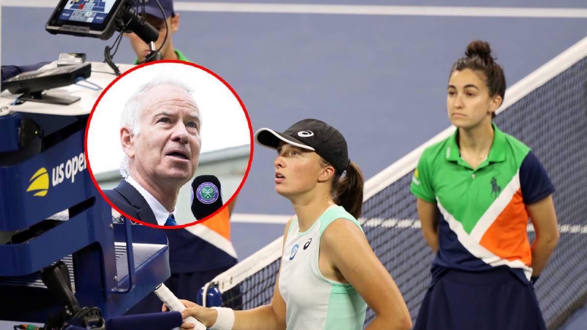 Iga Świątek oraz John McEnroe
