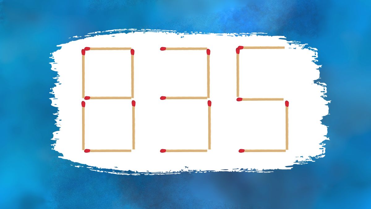 Spójrz i przełóż zapałkę tak, aby powstała największa liczba. 