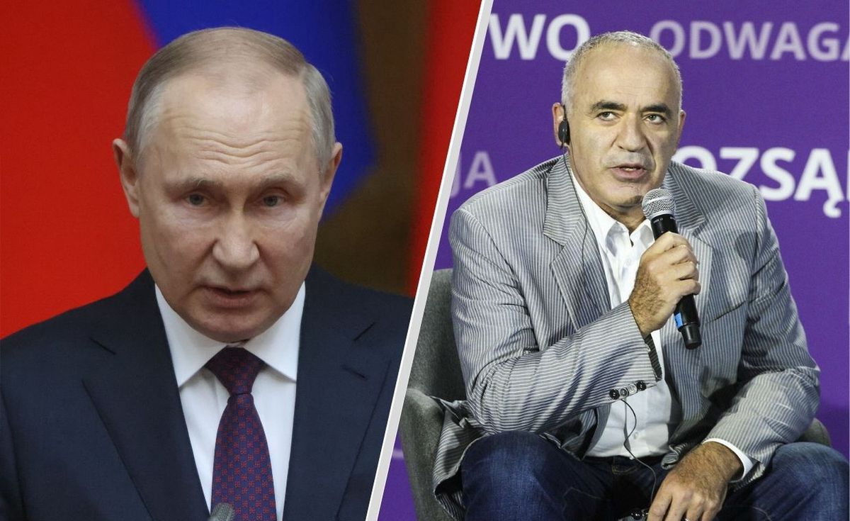Władimir Putin i Garri Kasparow