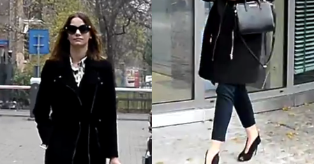 Karolina Malinowska z odkrytymi palcami pod TVN-em