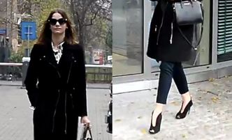 Karolina Malinowska z odkrytymi palcami pod TVN-em