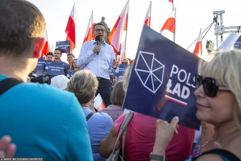 Premier Mateusz Morawiecki w Tykocinie na festynie rodzinnym 