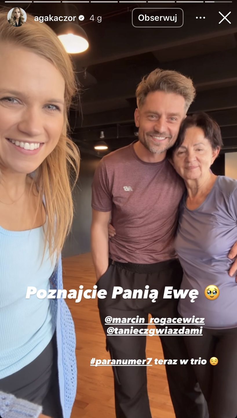 Agnieszka Kaczorowska pokazała mamę Marcina Rogacewicza