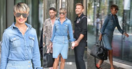 Kasia Sokołowska zaciąga niechętnych jurorów "Top Model" przed aparaty (WIDEO)