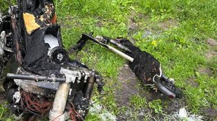Poranna akcja strażaków w Krysku. Zwarcie w hulajnodze przyczyną pożaru