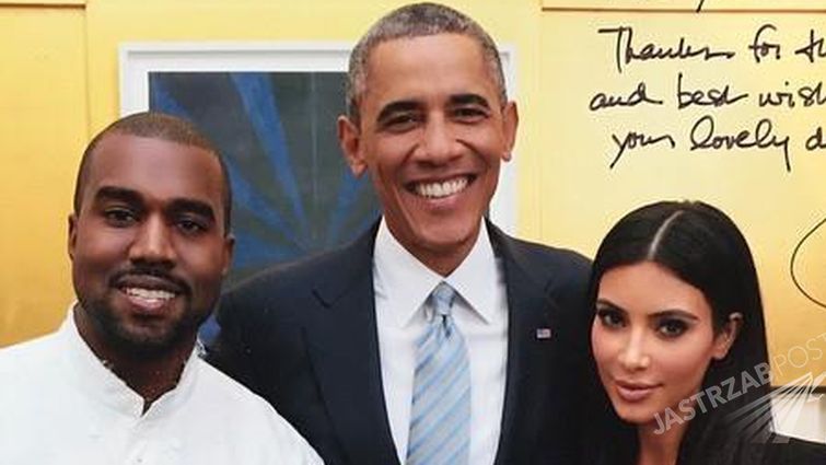 Kim Kardashian, Kayne West i Barack Obama