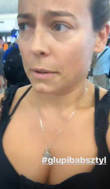 Anna Mucha utknęła na lotnisku w Hong Kongu