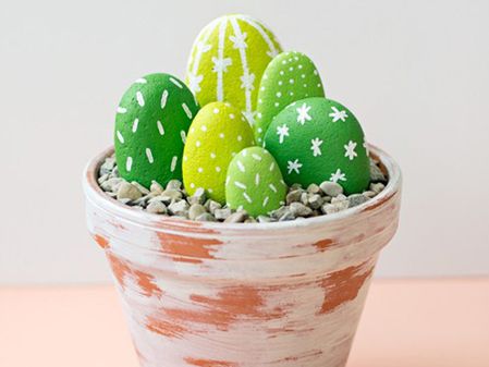 Faux Rock Cactus