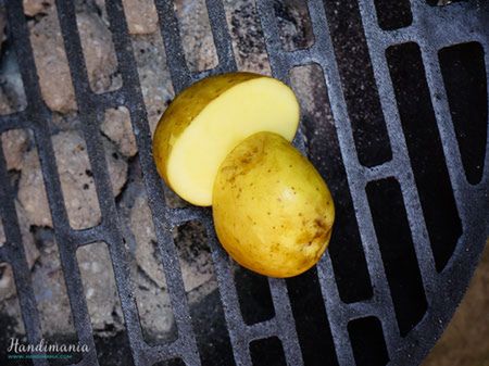 Raw Potato Non-Stick Grill Trick