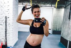 Katarzyna Kępka ćwiczy w ciąży