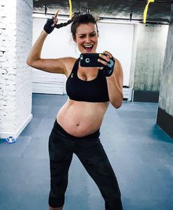 Katarzyna Kępka ćwiczy w ciąży