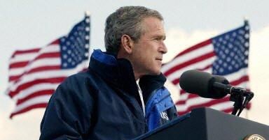 Bush: coraz bliżej Bagdadu i zwycięstwa