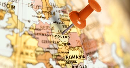 Znaleźliśmy mapę Polski bez nazw miast. Pomóż ją uzupełnić