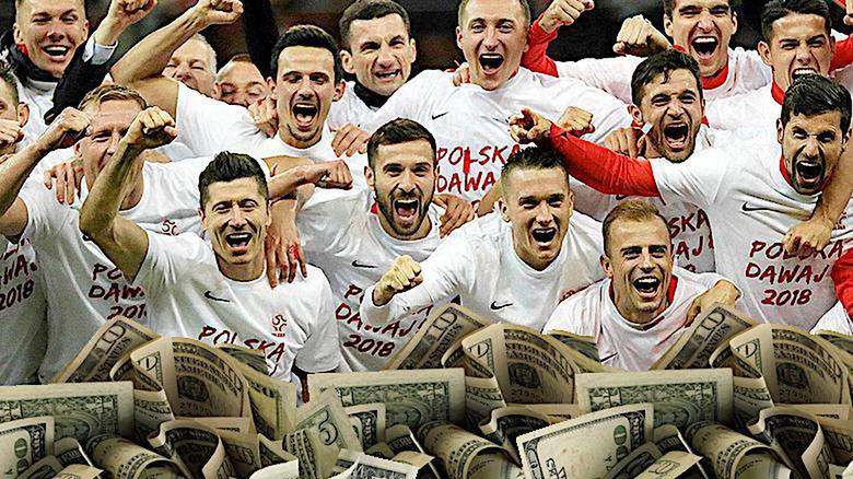 Polska FIFA zarobki za Mundial 2018