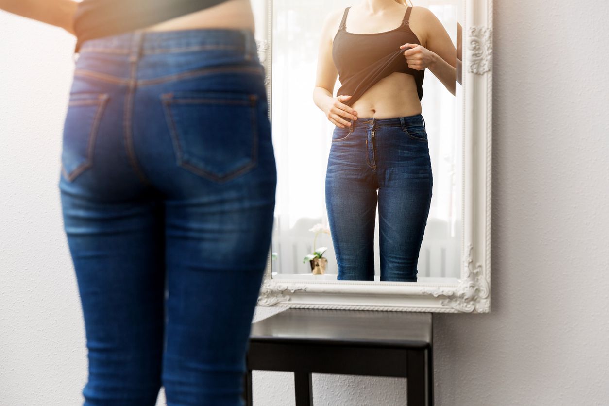Kobiety o endomorficznym typie budowy ciała pozbawione są wyraźnego wcięcia w pasie.