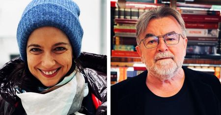 Edward Miszczak i Anna Cieślak w takich samych koszulkach. Jakie mają przesłanie?