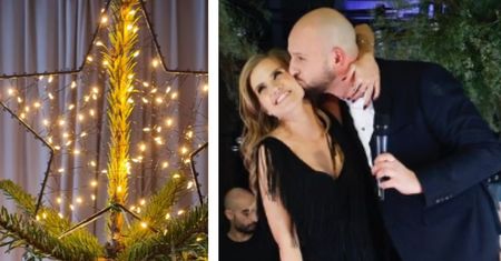 Agnieszka Kaczorowska już ubrała choinkę. Drzewko ma MONSTRUALNE rozmiary!