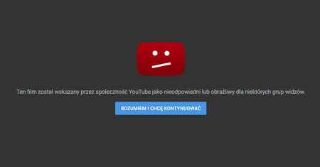 Youtube "ocenzurował" wideo polskiego ministerstwa. Klip MSWiA z ograniczeniami