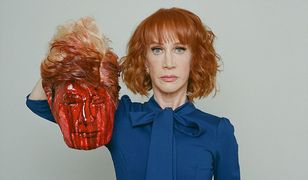 Kathy Griffin pozuje z zakrwawioną głową Donalda Trumpa. Poniesie surowe konsekwencje