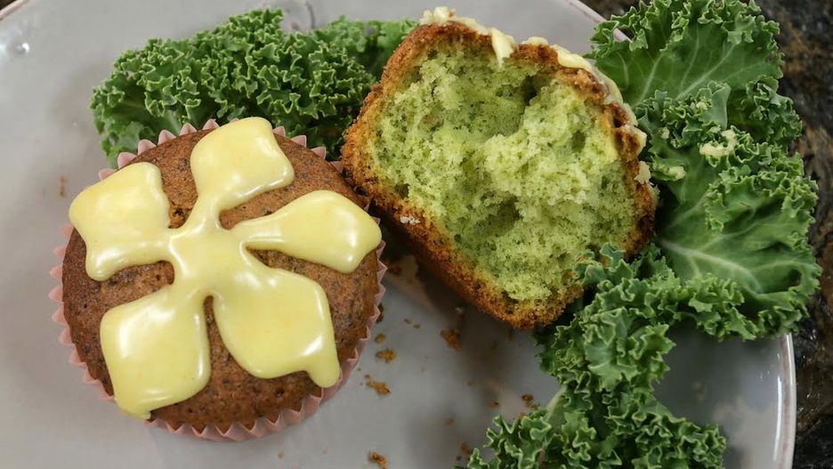 Muffiny z jarmużem. Słodka przekąska według Ewy Wachowicz