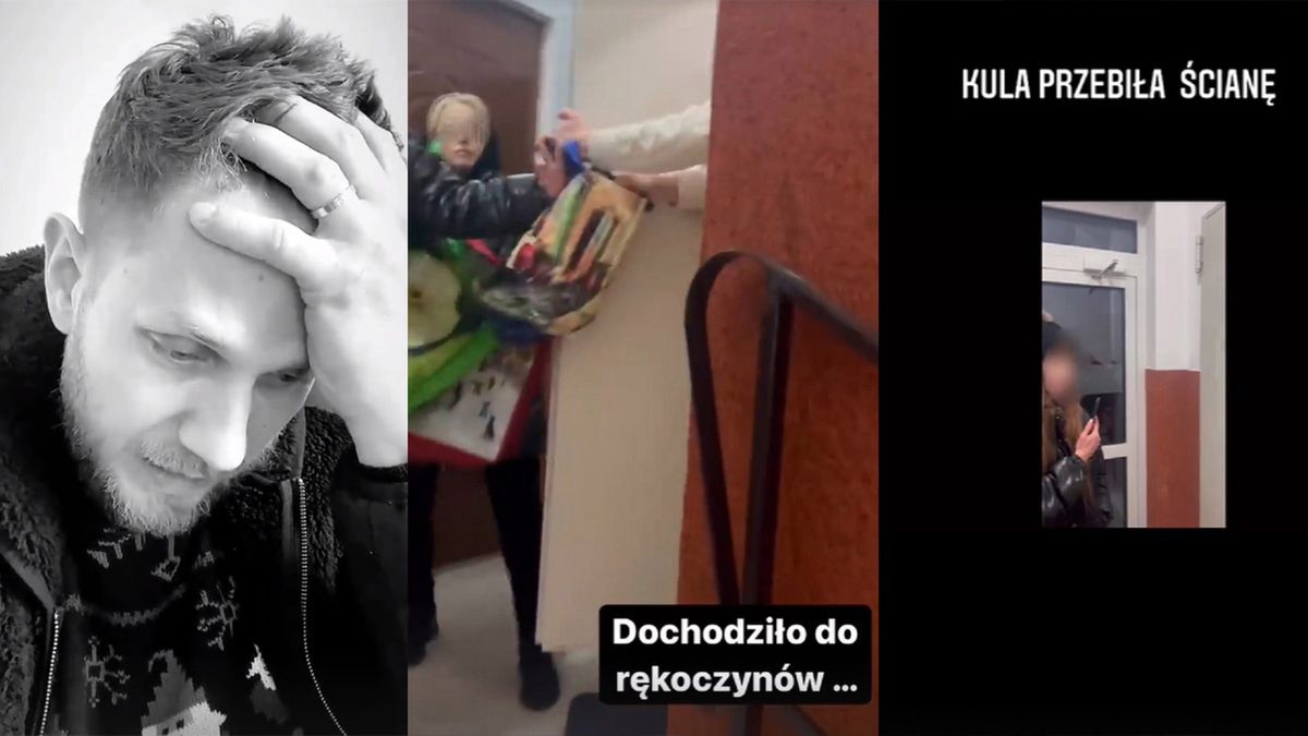 Antek Królikowski opublikował nagrania i relacje ze strzelaniny z udziałem teścia. W tle słychać przerażający krzyk