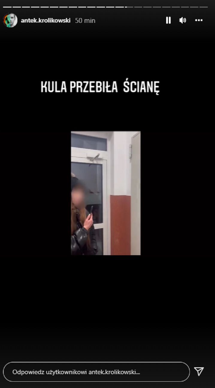 Antek Królikowski o strzelaninie z udziałem teścia