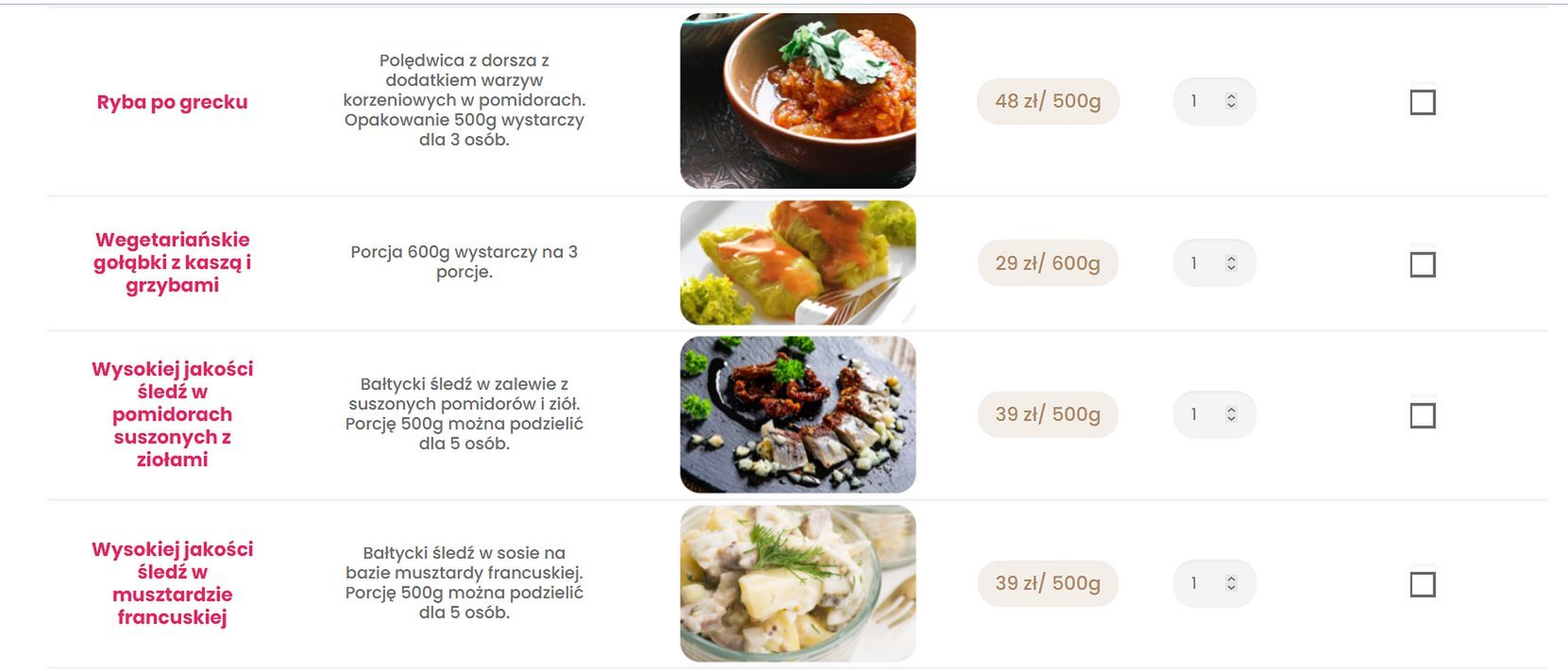 Ewa Chodakowska - świateczny catering screen ze strony bedietcatering