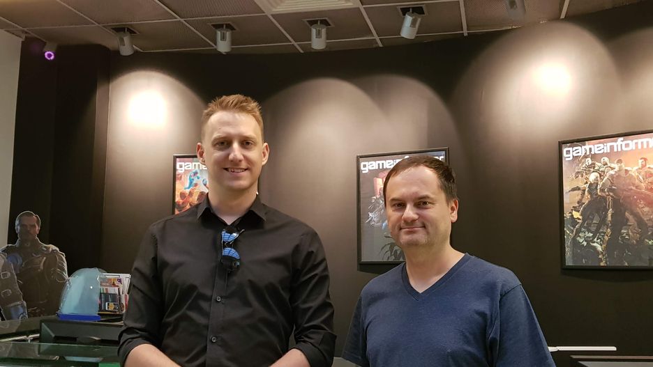 Sebastian Wojciechowski (po prawej), szef studia People Can Fly