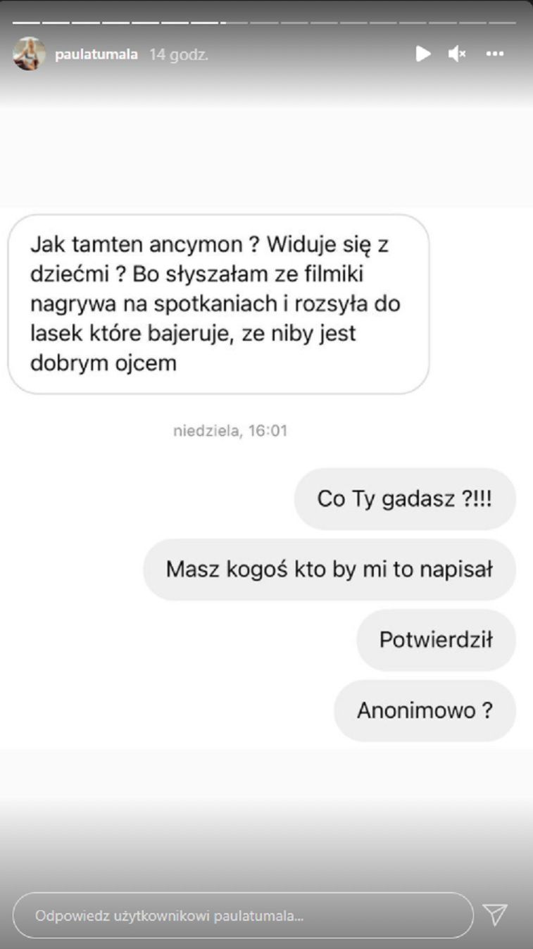 Paula Tumala ostrzega przed ojcem swoich córek