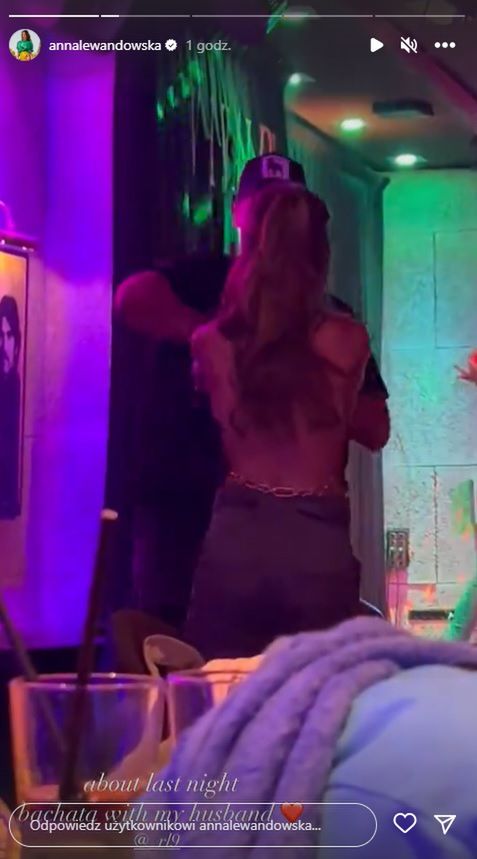 Anna i Robert Lewandowscy tańczą bachatę