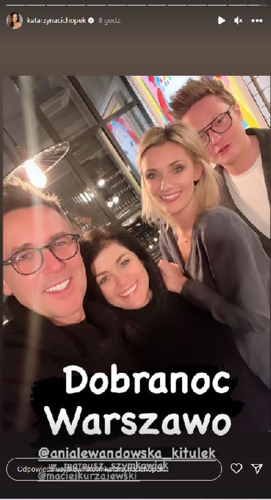 Kasia Cichopek Maciej Kurzajewski Anna Lewandowska-Kitulek Mateusz Szymkowiak