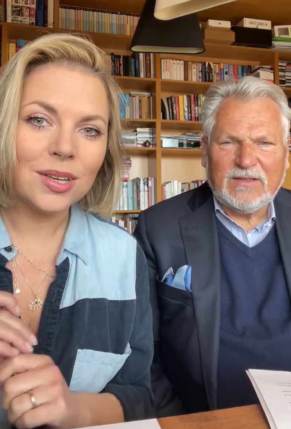 Aleksander Kwaśniewski i Ola Kwaśniewska