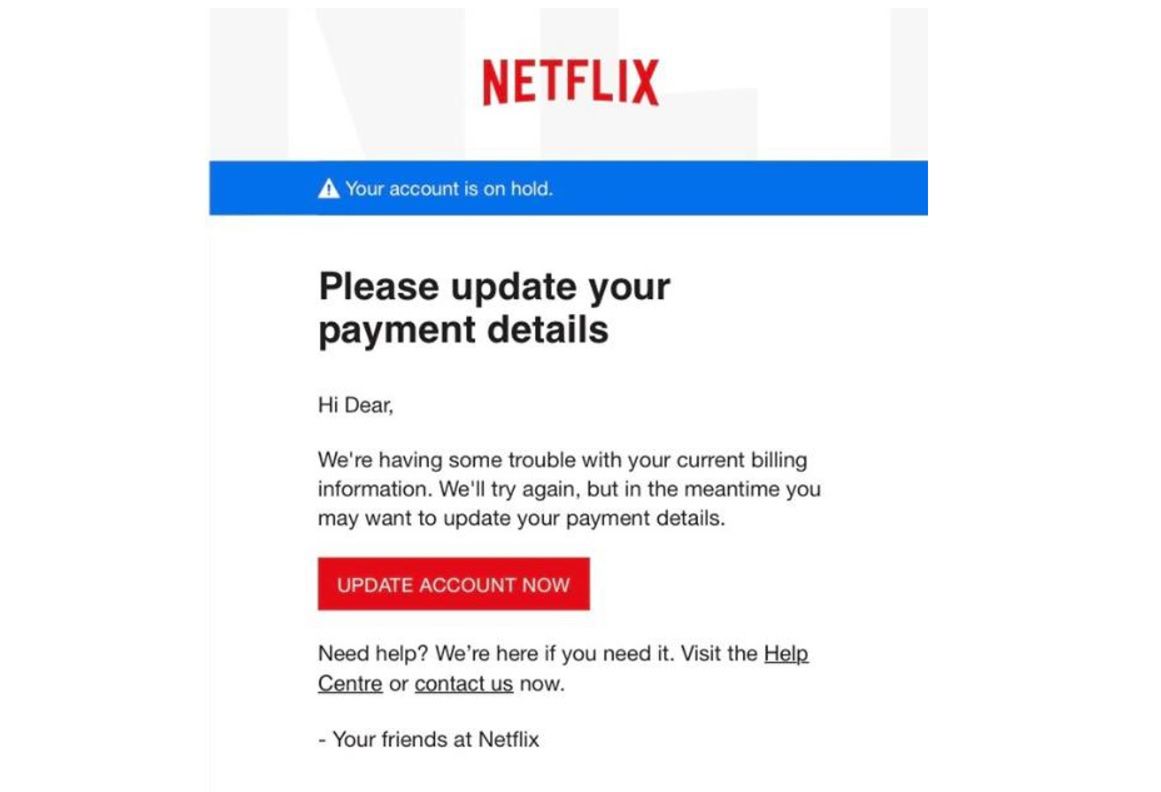 Oszuści podszywają się pod Netflix. Próbują wyłudzić dane