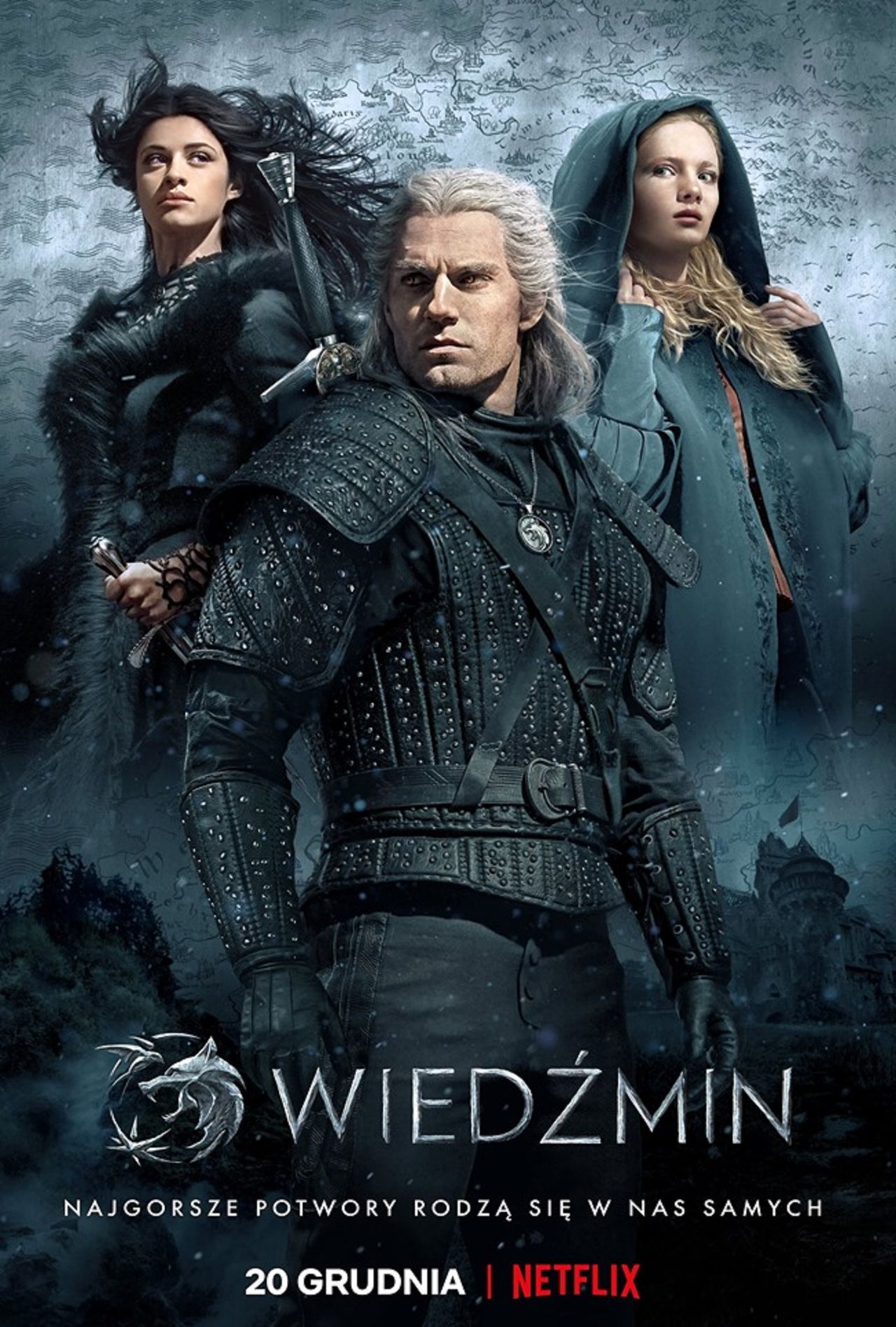 Netflix publikuje oficjalny plakat serialu Wiedźmin. "Mistrzostwo" - piszą fani