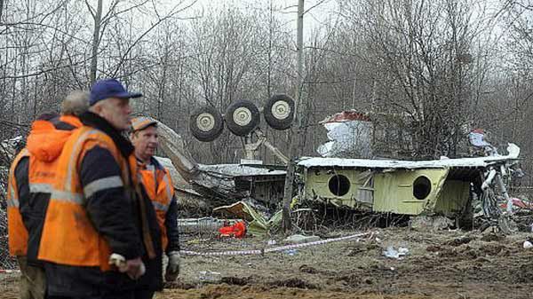 Miejsce katastrofy Tu-154