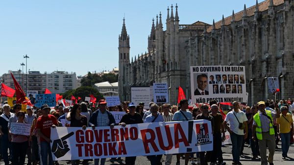 Demonstracja w Portugalii