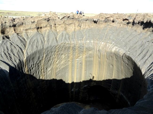 Półwysep Tajmyr. Kratery na Syberii