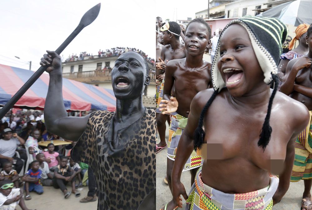 Piersi i dzidy. Afrykański karnawał w pełni