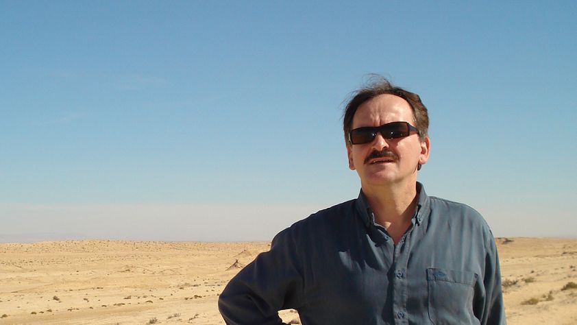 Zdzisław Raczyński na pustyni