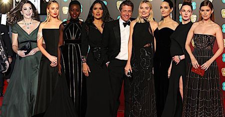 Gwiazdy na gali BAFTA 2018: księżna Kate, Angelina Jolie, Margot Robbie, Jennifer Lawrence [ZDJĘCIA + WYNIKI]
