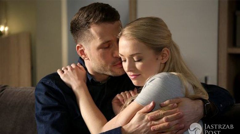 M jak miłość, Asia (Barbara Kurdej-Szatan) i Tomek (Andrzej Młynarczyk)