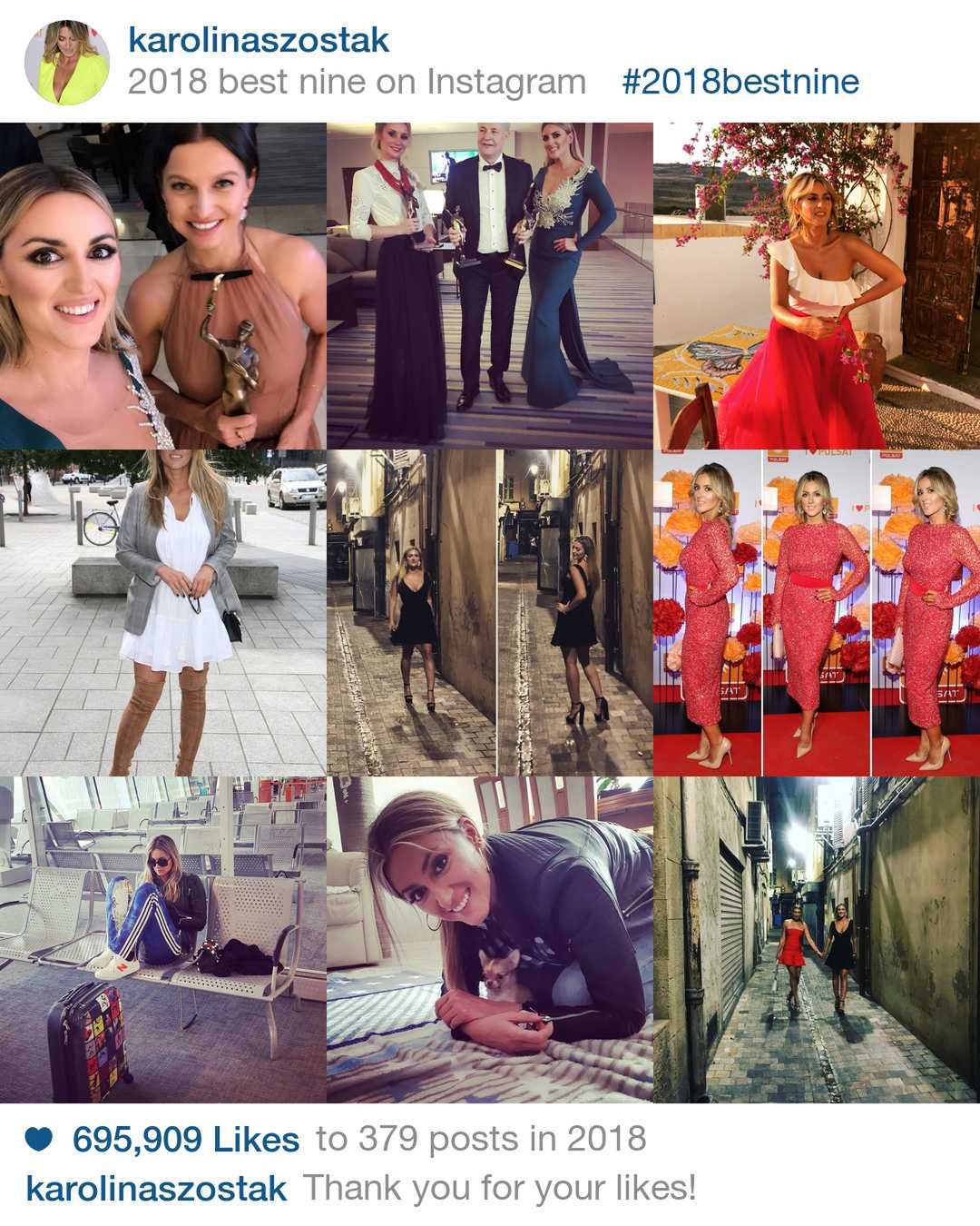 Karolina Szostak - Best Nine of Instagram 2018