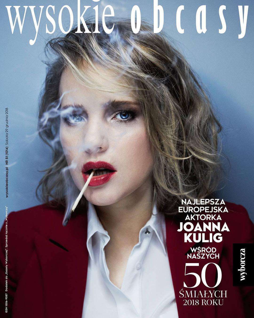 Joanna Kulig na okładce magazynu