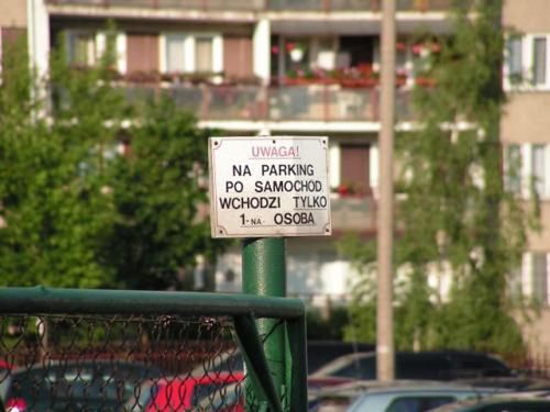 Parking nie zawsze strzeżony