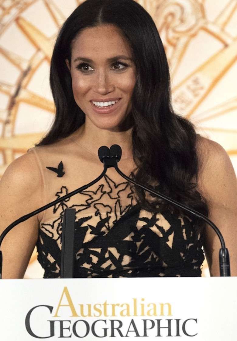 Meghan Markle na gali w Australii jak na rozdaniu Oscarów