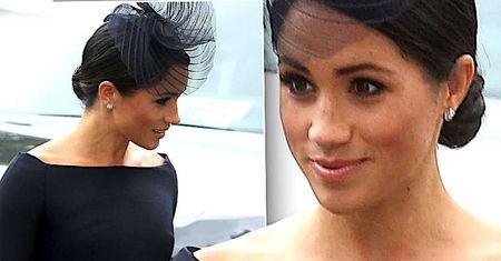 Meghan Markle mistrzowsko przełamała stylową nudę. Ponurą stylizację uratowała świetnymi butami!