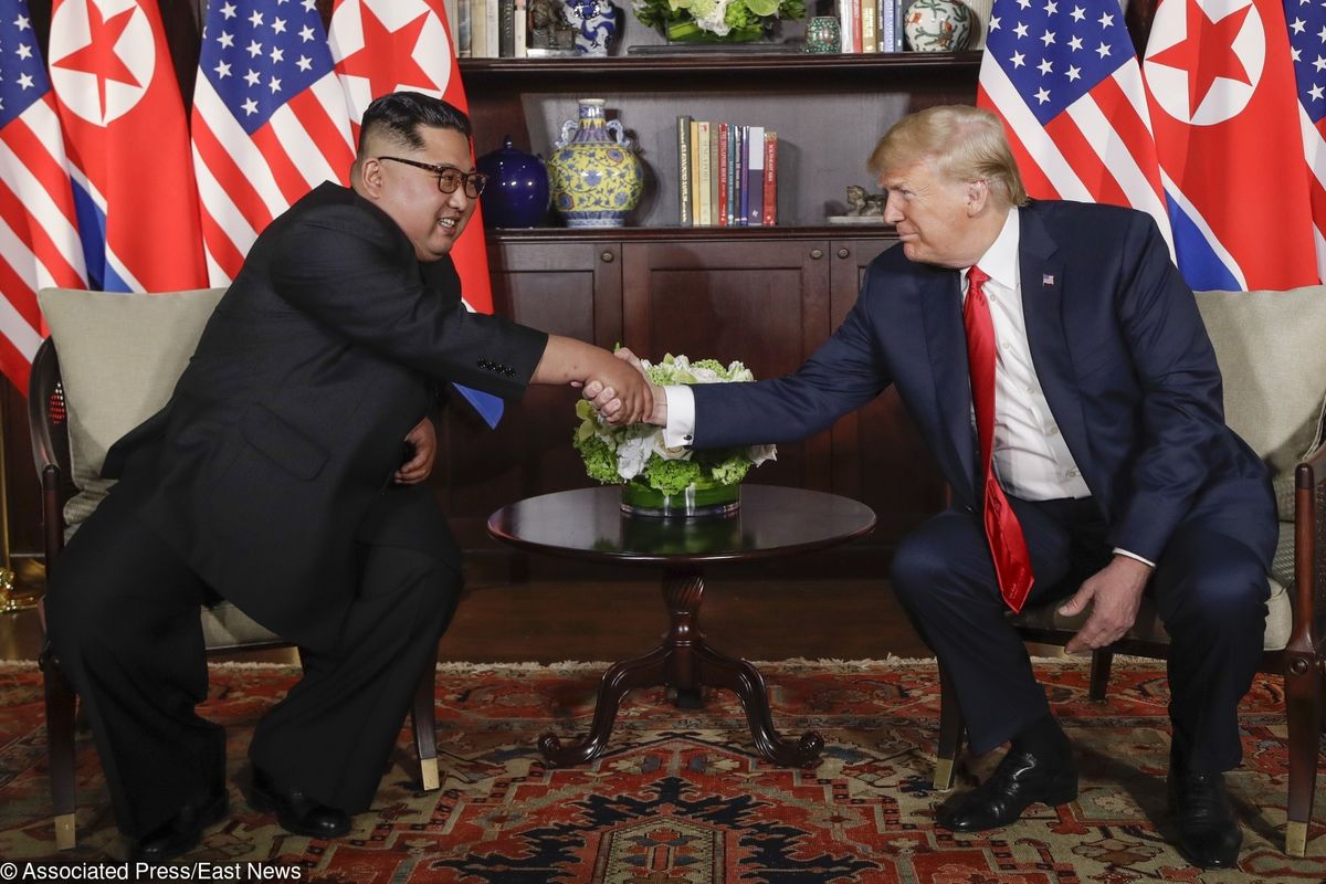 Spotkanie Trump - Kim słowo po słowie. "To wielki honor spotkać się z panem"