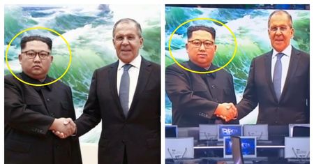 Rosyjska telewizja "photoshopuje" Kim Dzong Una. Dodali mu uśmiech