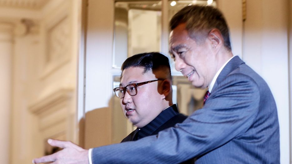 Kim Dzong Un i premier Singapuru Lee Hsien Loong