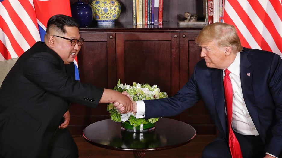 Kim Dzong Un i Donald Trump